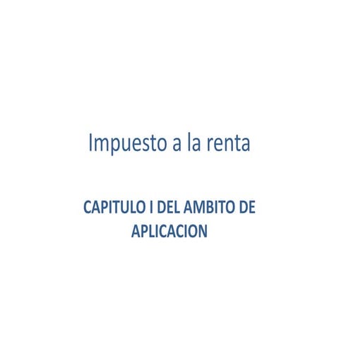 Impuesto a la rentaf