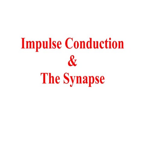 Impulse conduction