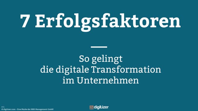 7 ERFOLGSFAKTOREN - so gelingt die ...