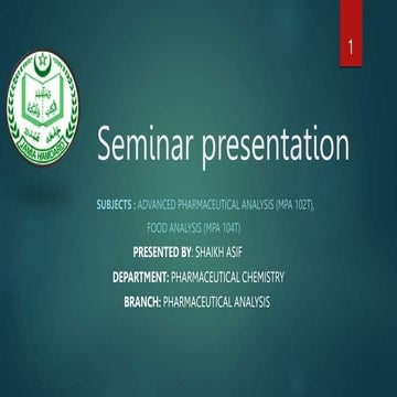 Impurity and food agents.seminar.pptx