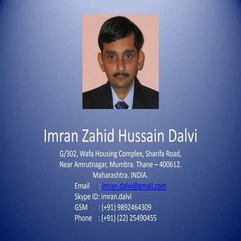 Imran Zahid Hussain Dalvi