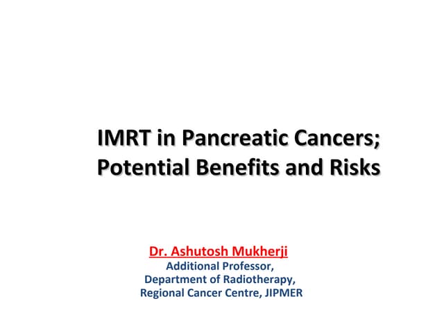 IMRT in pancreas