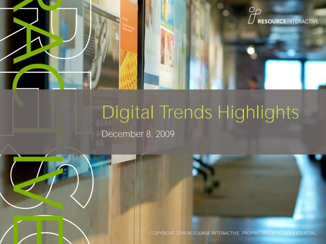 Trends Presentation for IMS