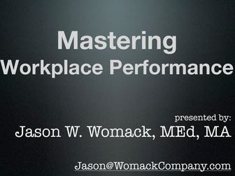 Mastering Workplace Performance for the Institute of Management Studies