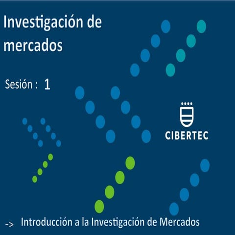 Investigación de mercados - Sesión 01