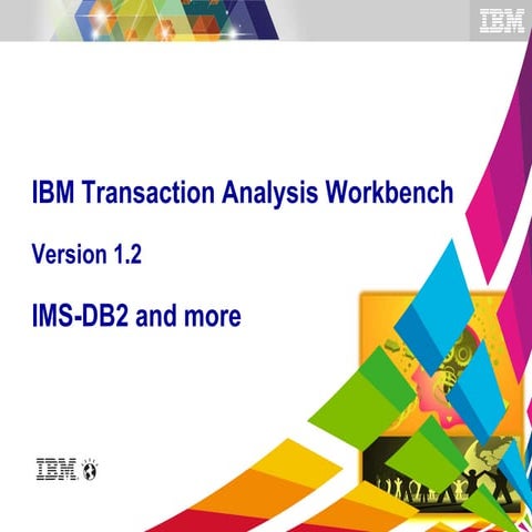 Ims12   workbench data visualization - IMS UG May 2014 Sydney & Melbourne