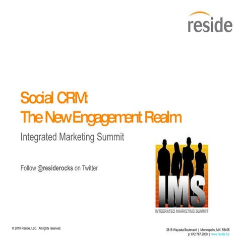 Social CRM: IMS Denver