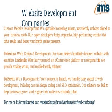 Expert Marketing Solutions for Service Providers