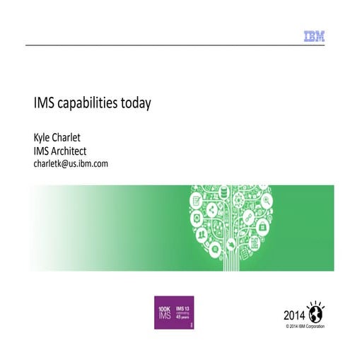IMS capabilities today