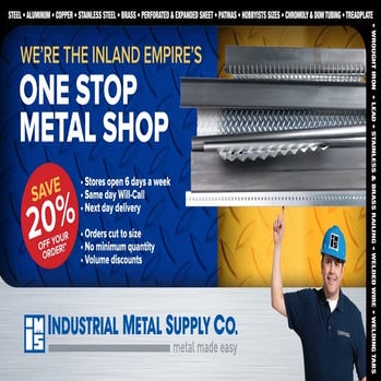 Direct Mail Piece - Industrial Metal Supply Co.