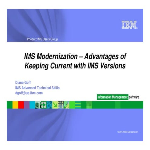 Ims keeping current for phoenix