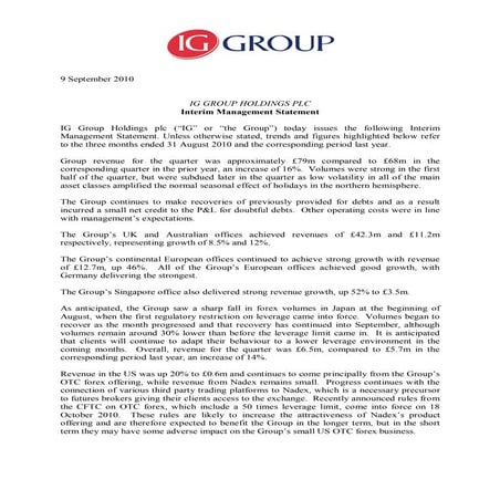 IG Group Imsq1 sep10
