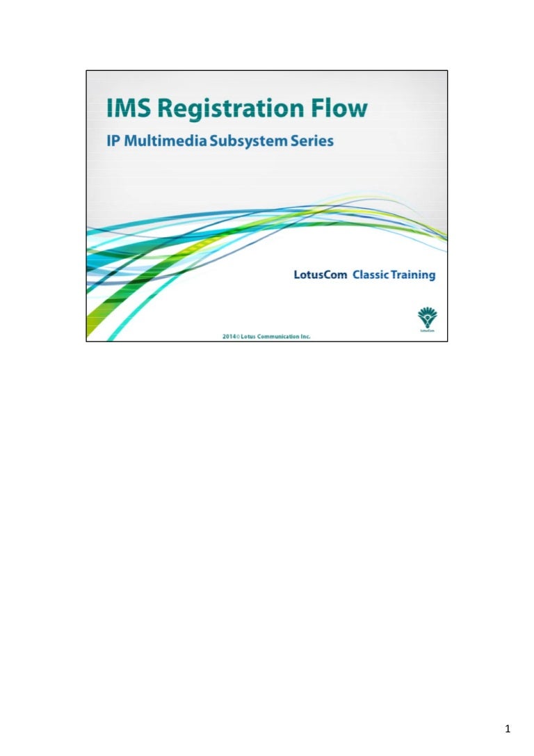 IMS Registration Flow