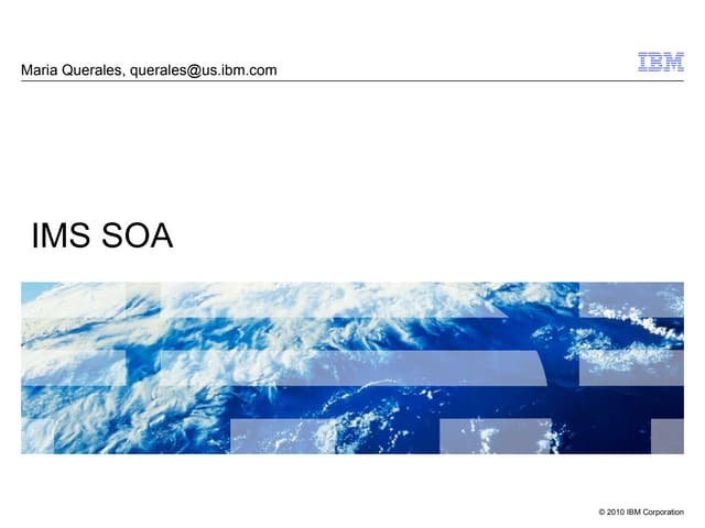 Ims soa tm and db solutions evgeni oct 2011