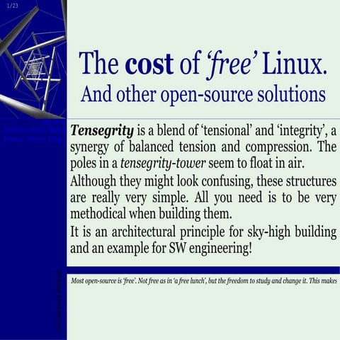 The Cost Of Free Linux | PPT