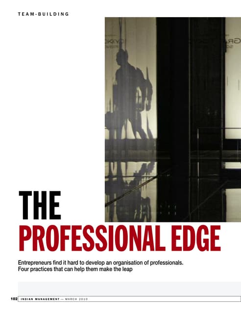 The Professional Edge MXV