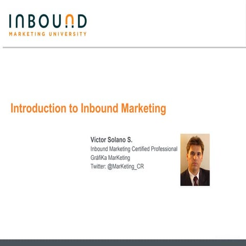 Intro to inbound marketing