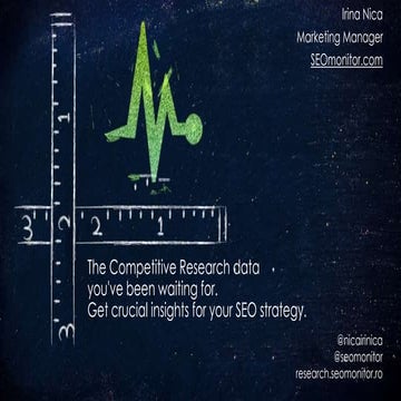 The competitive research data you've been waiting for. Get crucial insights f...