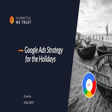 Google Ads Strategy for the Holidays