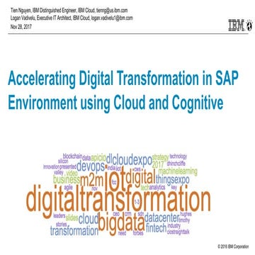 Accelerating digital transformation in SAP environment