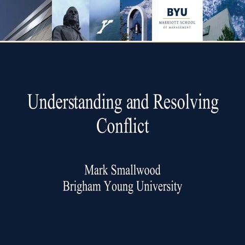 In   Conflict Resolution