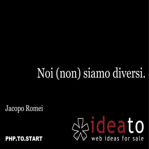 Noi (non) siamo diversi