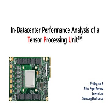 Tensor Processing Unit (TPU)