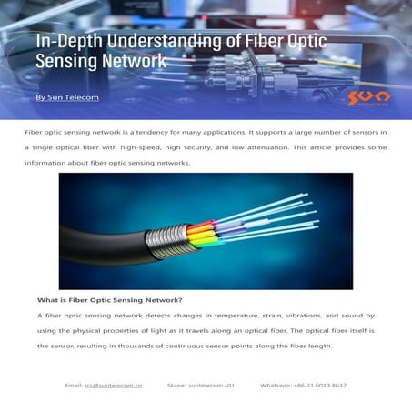 In-Depth Understanding of Fiber Optic Sensing Network
