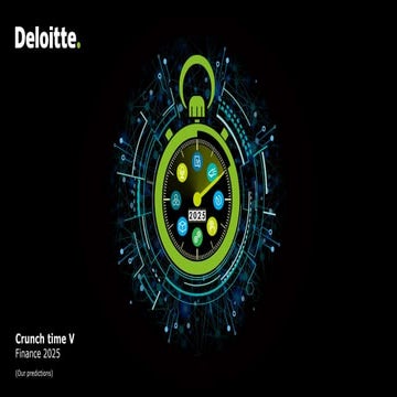 Finance Crunsh Time Reporting | Deloitte India
