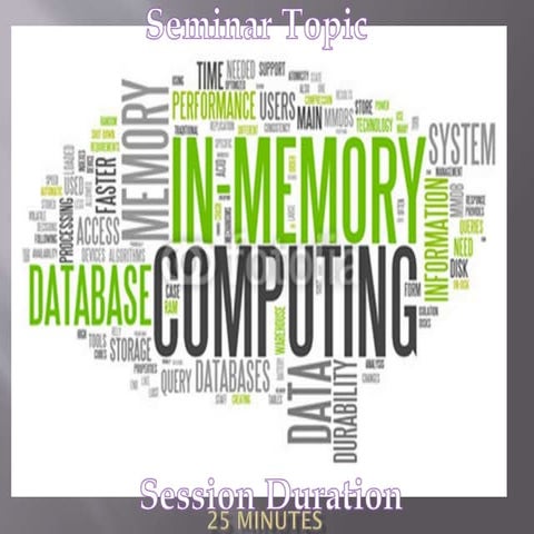 In memory computing | PPTX