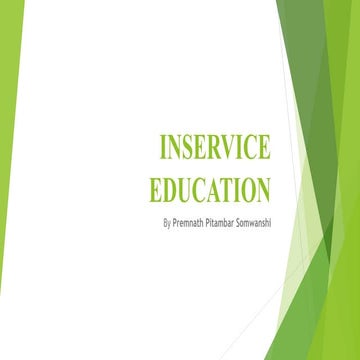IN-SERVICE Education. (Management) .pptx