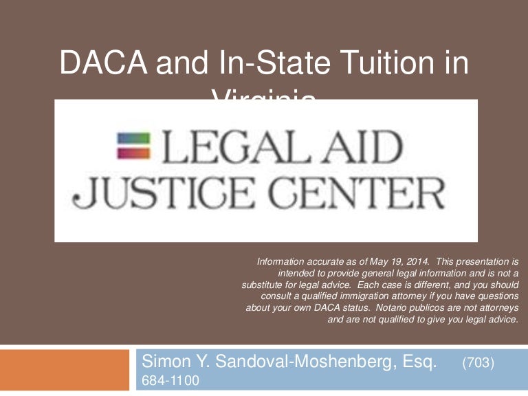 Instate tuition requirements for Virginia DACA students Legal Aid