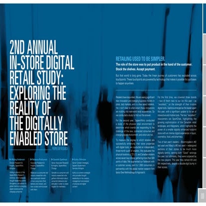 In-Store Digital Retail Study: Exploring the Reality of the Digitally-Enabled...