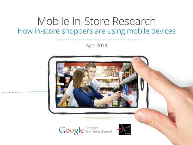 How in-store shoppers are using mobiles