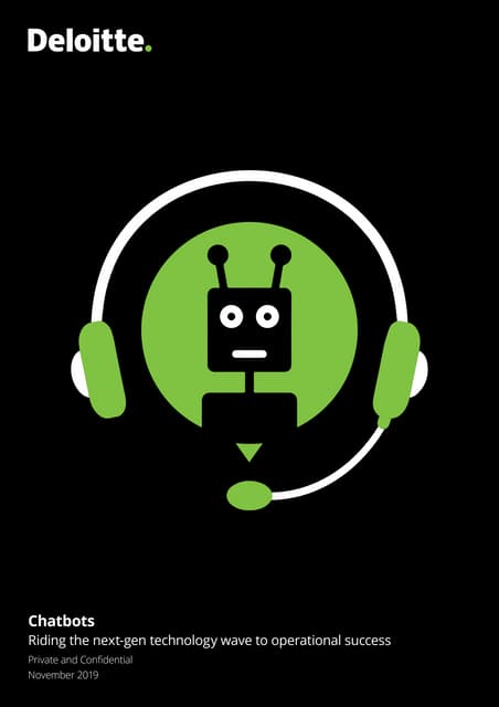 Chatbots - The Next Generation Technology