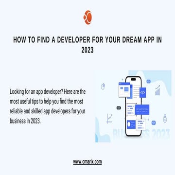In 2023, How to Find a Developer for Your Dream App