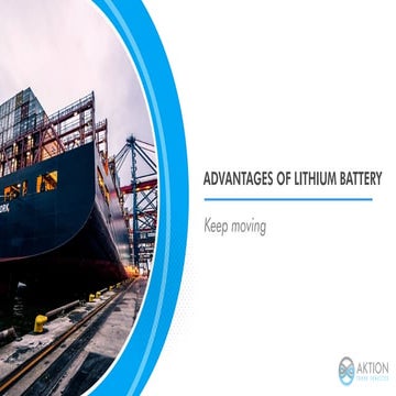 Advantages of Lithium Battery | PDF