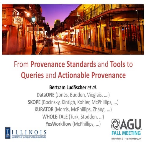 From Provenance Standards and Tools to Queries and Actionable Provenance
