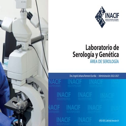 laboratorio de serologia y genetica area de serologia. inacif. | PDF