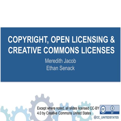 Copyright and Creative Commons at INACOL 2017