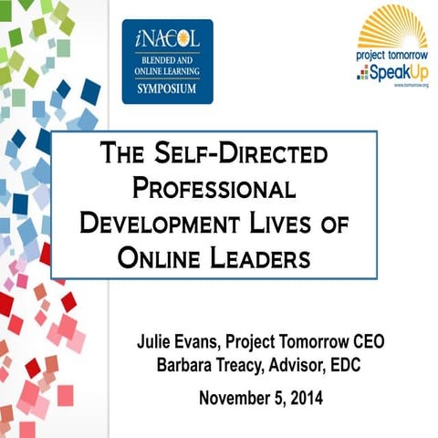 The Self-Directed Professional Development Lives of Online Leaders