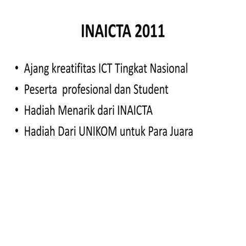 INAICTA 2011
