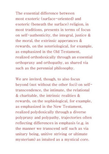 Spiritual values in political decision making