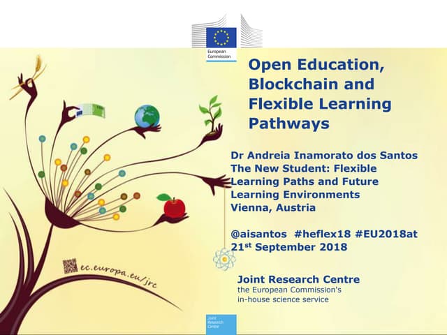 Open EDucation, Blockchain and Flexible Learning Pathways