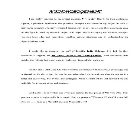  summer training project