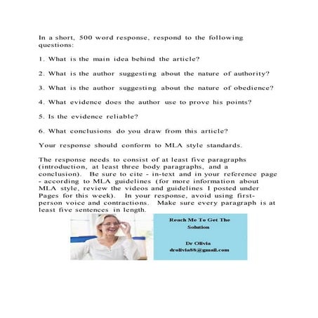 In a short, 500 word response, respond to the following questions | DOCX
