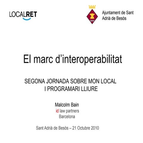 El marc d'interoperabilitat