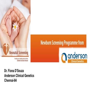 New Born Screening for Inborn errors of metabolism | PPTX