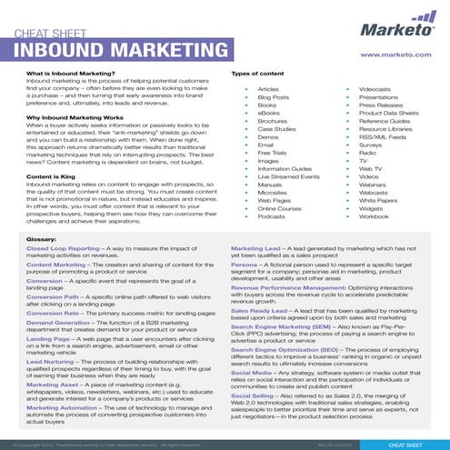 Inbound marketing-cheat-sheet