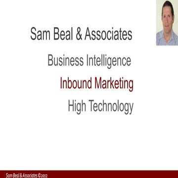 Inbound Marketing for High Tech B2B